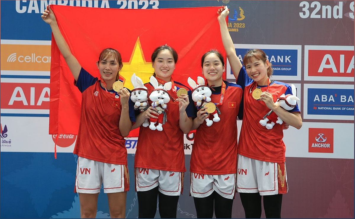 ĐT bóng rổ 3x3 nữ Việt Nam giành chức vô địch SEA Games 32 - 1434310288