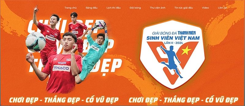 Giải bóng đá Thanh Niên Sinh viên Việt Nam Cúp THACO lần II-2024: Lịch thi đấu, danh sách đội bóng và tin tức - -1200759024