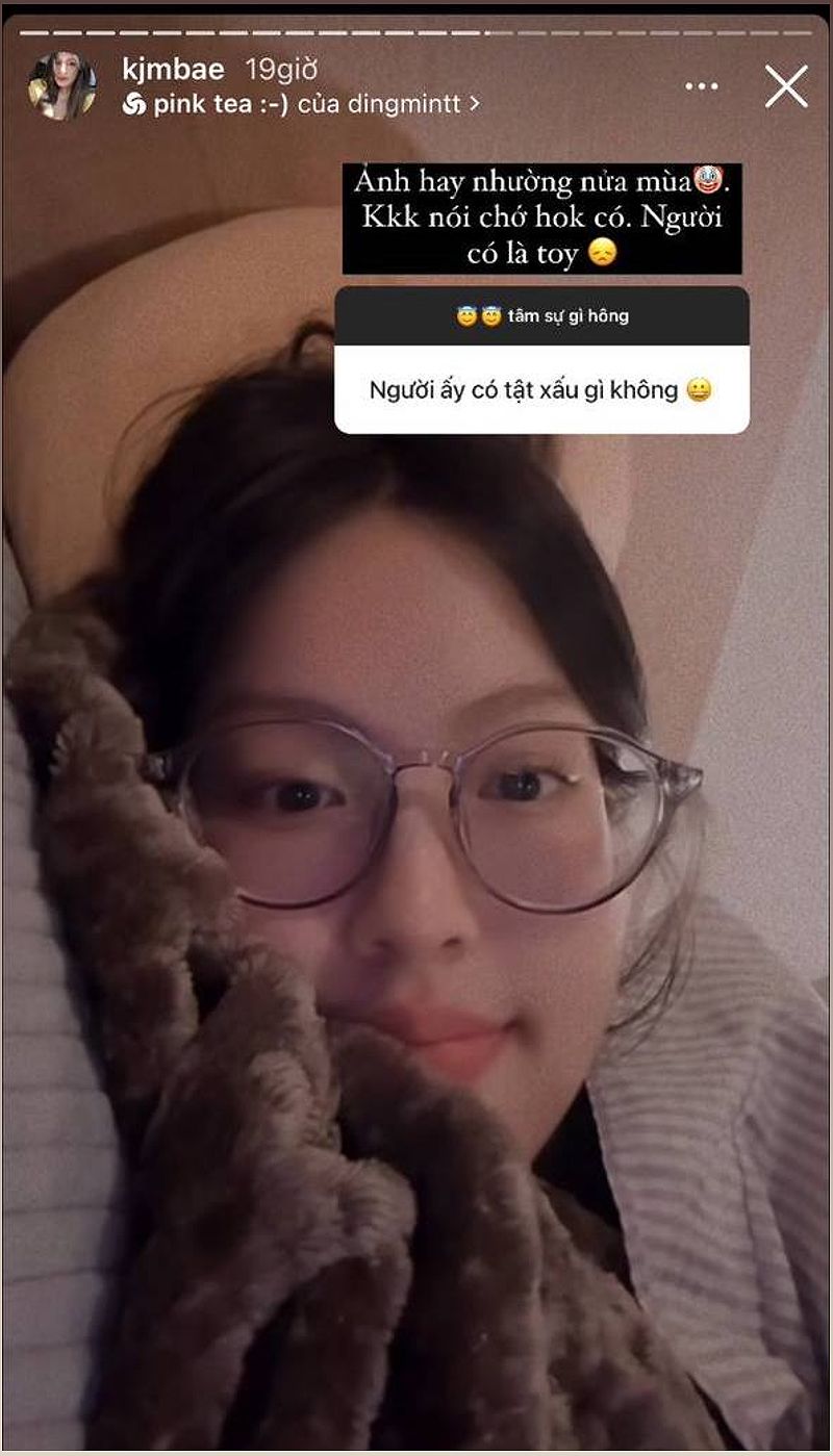 Hot girl Tăng Mỹ Hàn chia sẻ thêm về mối quan hệ và tình yêu trên Instagram - -643818451