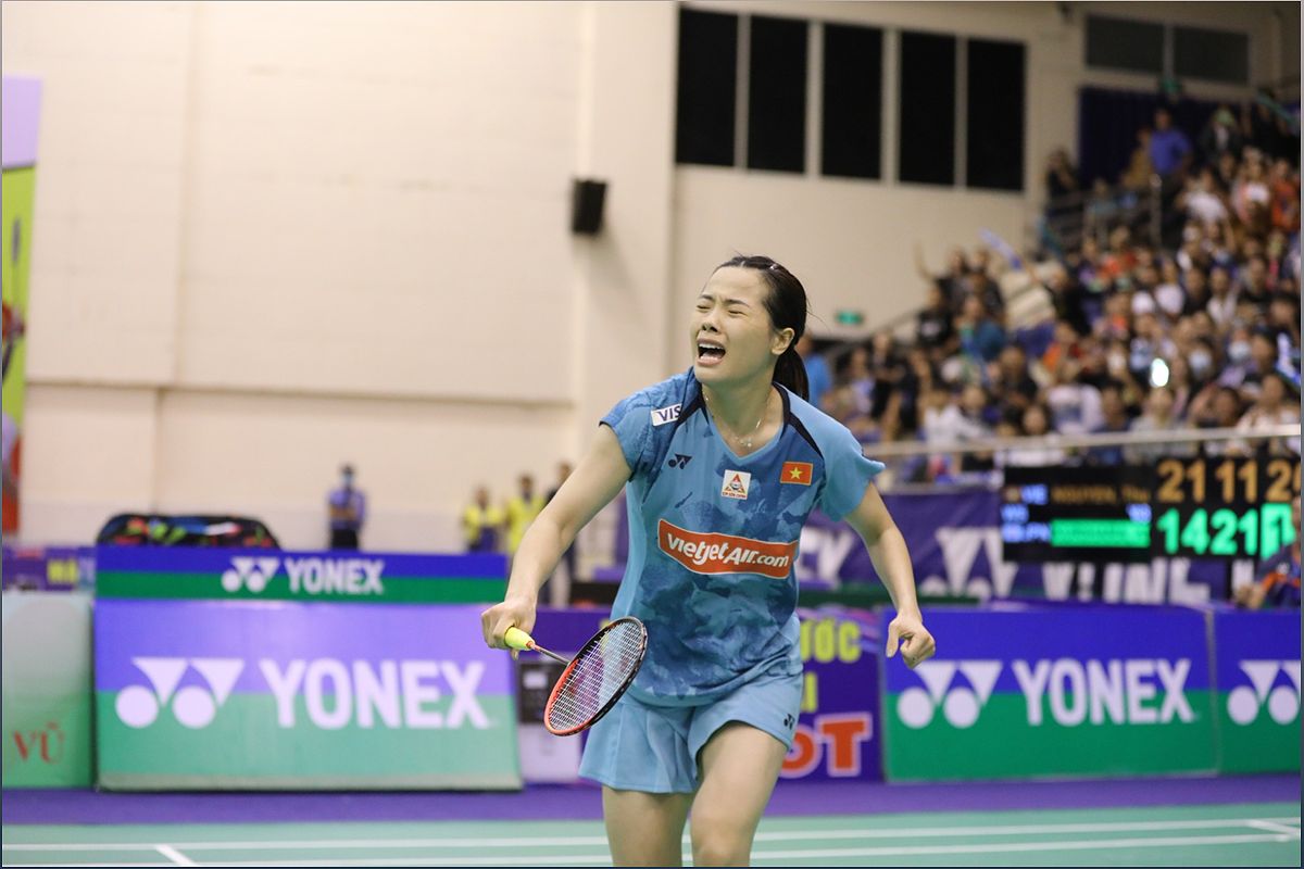 Nguyễn Thùy Linh bảo vệ thành công danh hiệu vô địch đơn nữ giải cầu lông VN mở rộng - -645228832