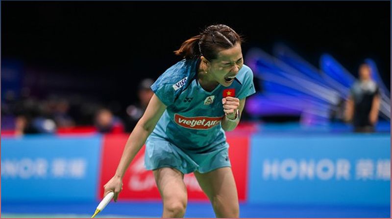 Nguyễn Thùy Linh đánh bại Carolina Marin tại giải cầu lông Trung Quốc Masters 2023 - -1150706818