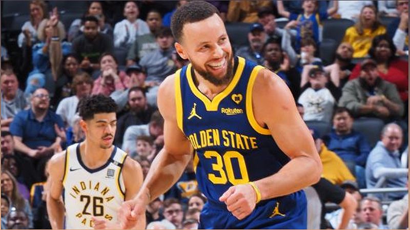 Stephen Curry ghi 42 điểm, Warriors đánh bại Pacers - -586412812