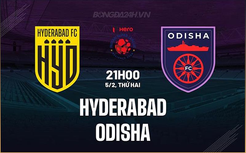 Trận đấu giữa Hyderabad và Odisha: Dự đoán và tổng bàn thắng - -1048063190