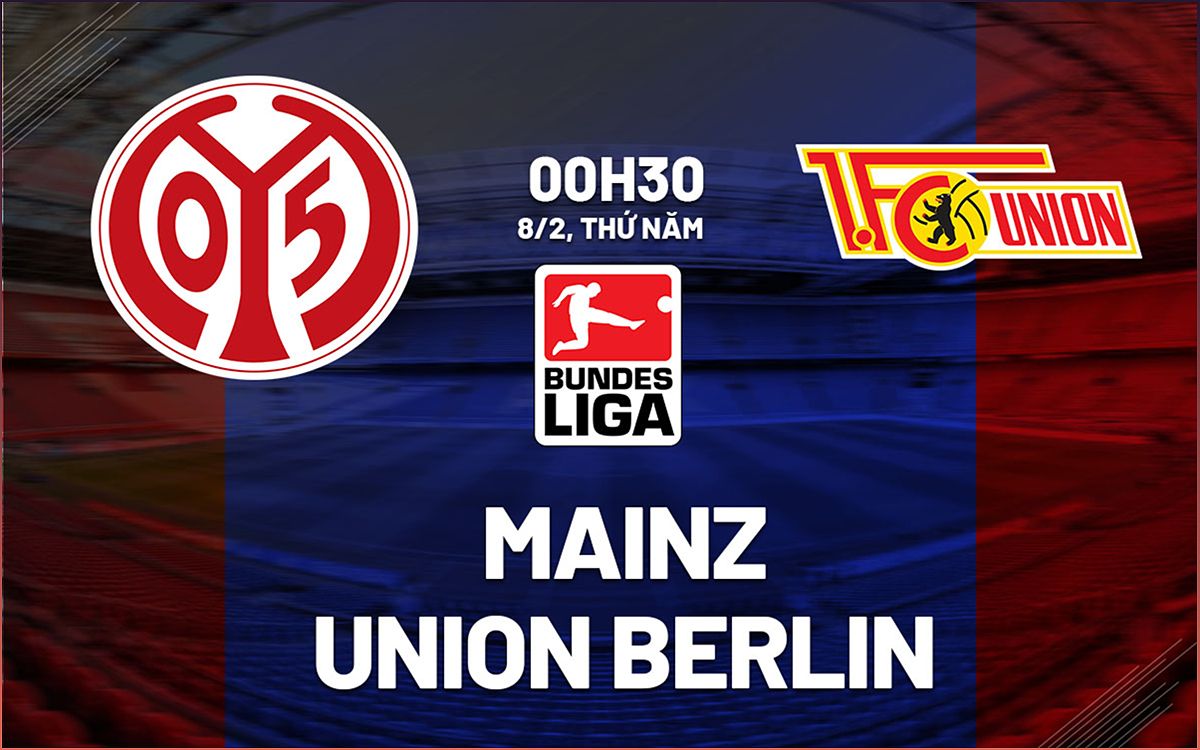 Trận đấu Mainz vs Union Berlin: Dự đoán kết quả và nhận định trước trận - 1868630577
