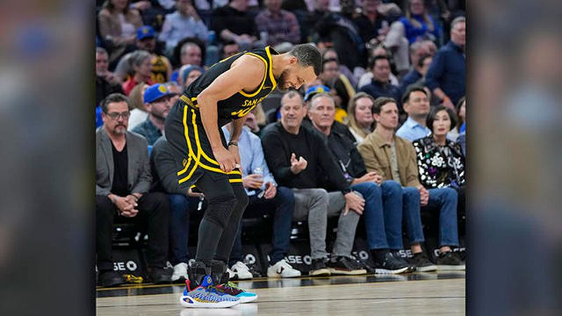 Chấn thương mắt cá chân của Stephen Curry khiến Warriors gặp khó khăn trong những phút cuối trận - -1179948212