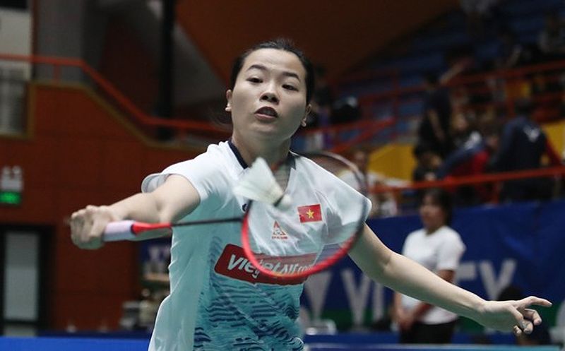 Nguyễn Thùy Linh giành chiến thắng trong trận đấu đầu tiên tại giải cầu lông quốc tế Ciputra Hà Nội - 589123676