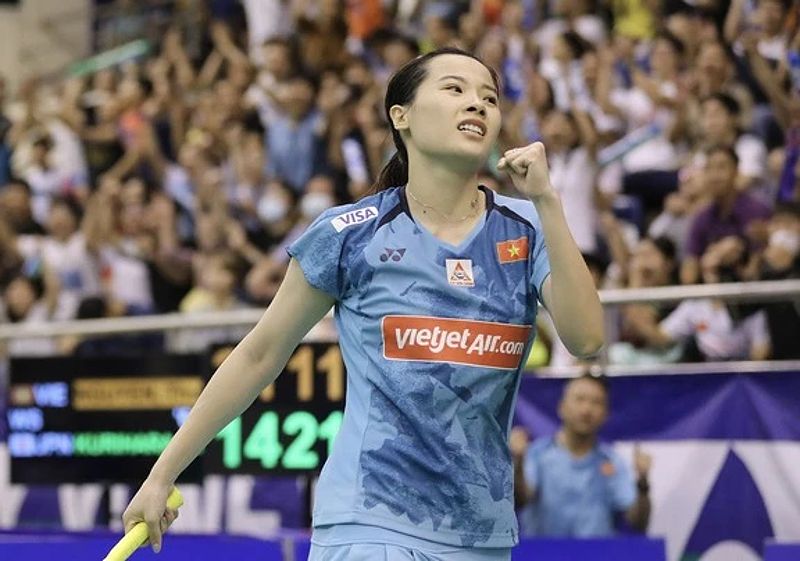 Nguyễn Thùy Linh giành chiến thắng và tiến vào vòng 2 giải cầu lông Thụy Sĩ mở rộng - 2061129089