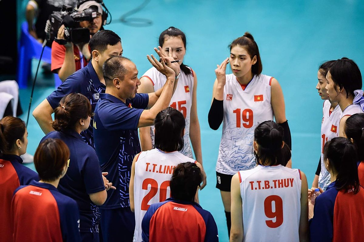 Đội tuyển nữ bóng chuyền Việt Nam thể hiện sự tiến bộ tại giải vô địch châu Á - 1445658973